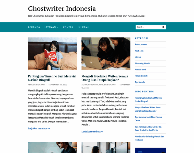 Ghostwriterindonesia.com thumbnail