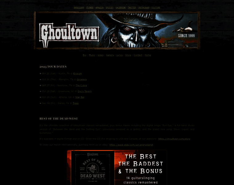 Ghoultown.com thumbnail