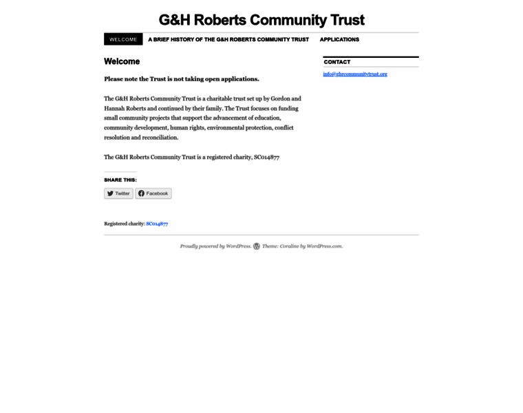 Ghrcommunitytrust.org thumbnail