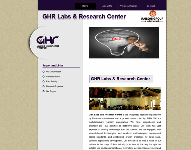 Ghrlabs.res.in thumbnail