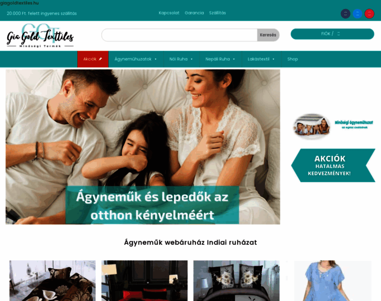 Giagoldtextiles.hu thumbnail