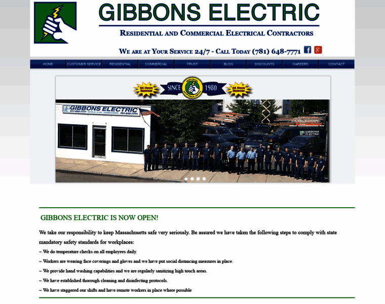 Gibbonselectric.com thumbnail