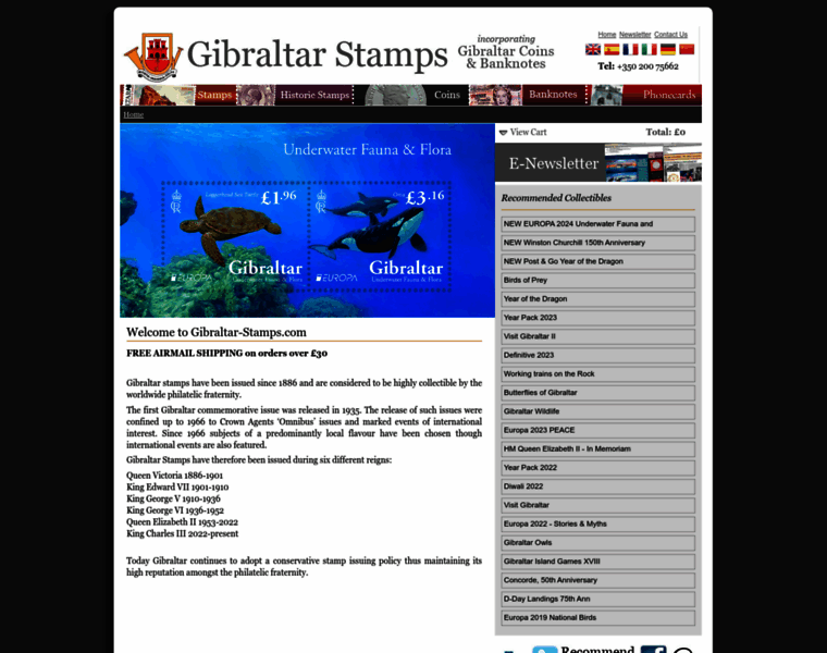 Gibraltar-stamps.com thumbnail