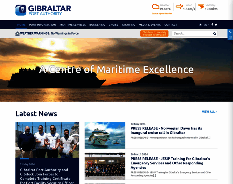 Gibraltarport.com thumbnail