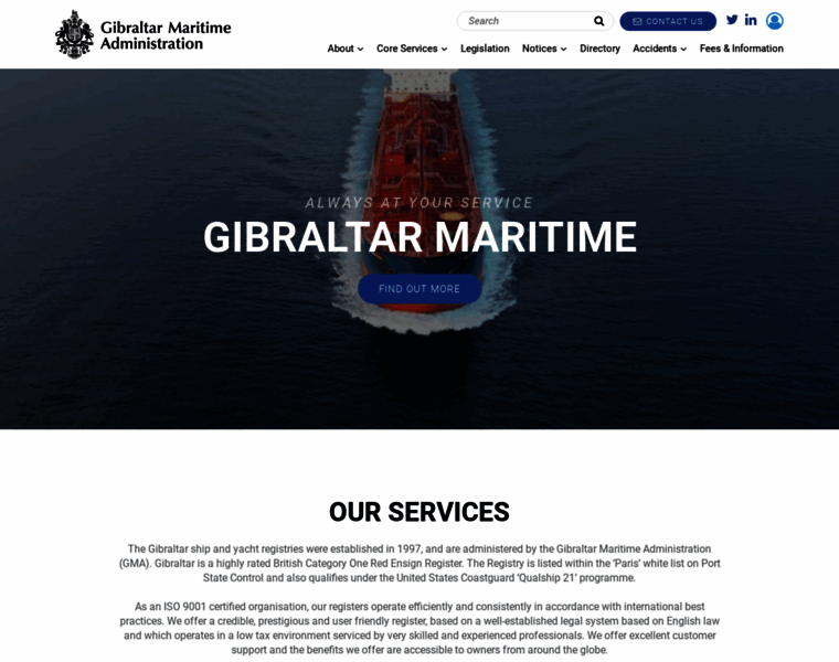 Gibraltarship.com thumbnail