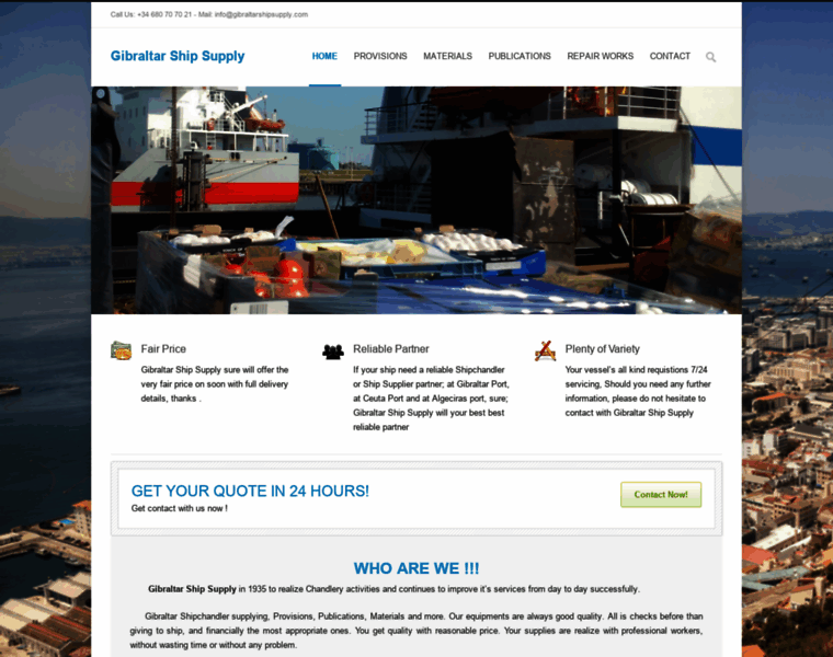 Gibraltarshipsupply.com thumbnail