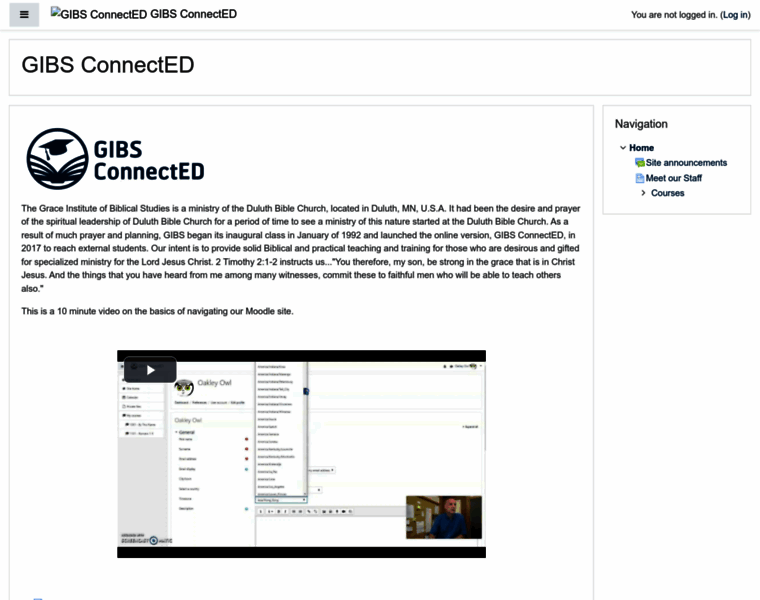 Gibsconnected.org thumbnail