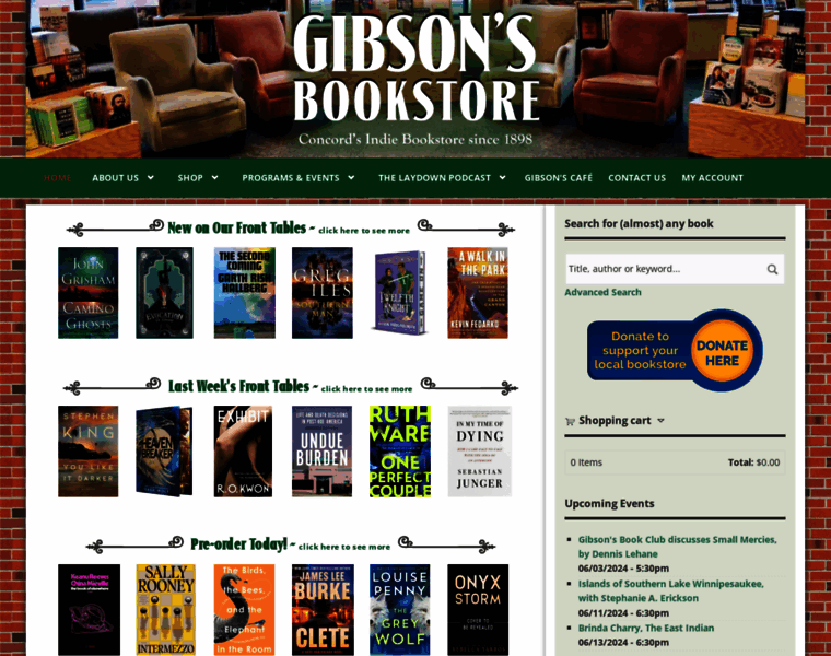 Gibsonsbookstore.com thumbnail