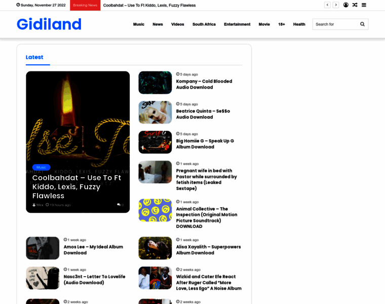 Gidiland.com thumbnail