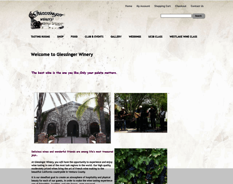 Giessingerwinery.com thumbnail Giessingerwinery.com thumbnail