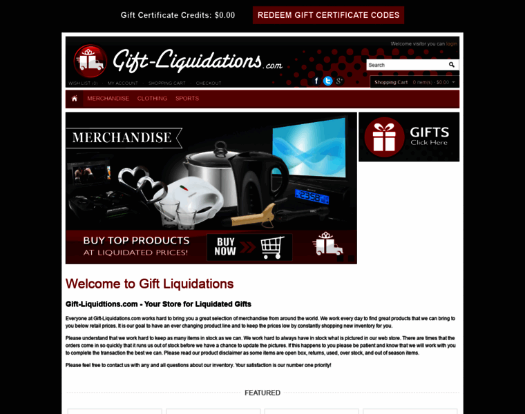 Gift-liquidations.com thumbnail