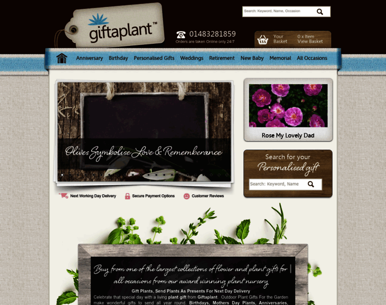 Giftaplant.co.uk thumbnail