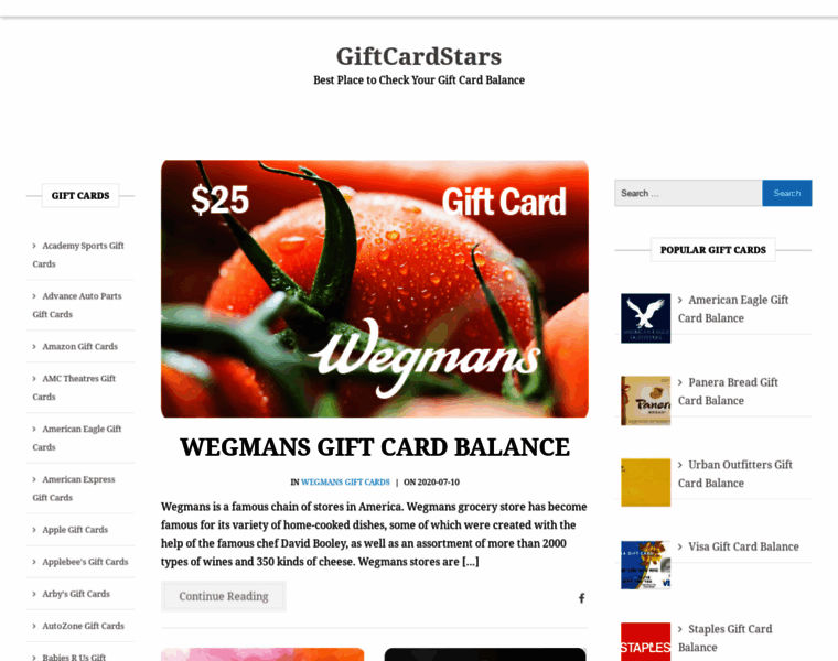 Giftcardstars.com thumbnail