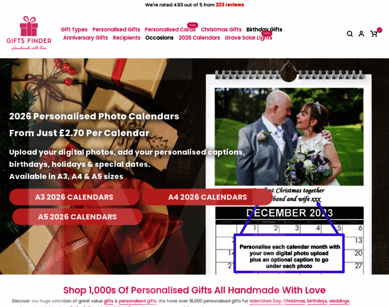 Giftsfinder.co.uk thumbnail