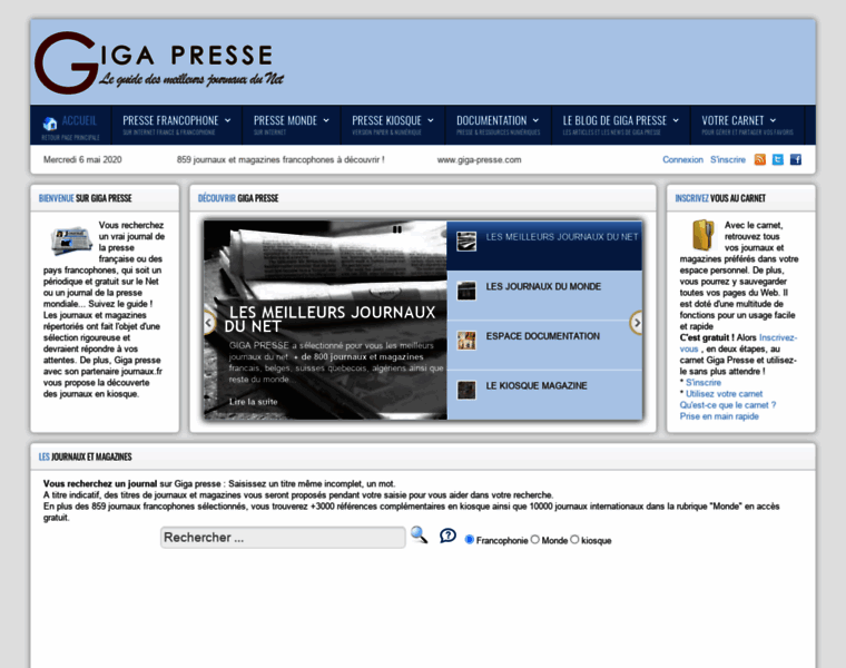 Giga-presse.com thumbnail