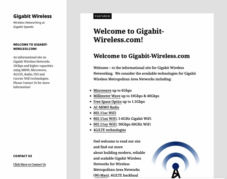 Gigabit-wireless.com thumbnail