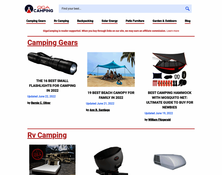 Gigacamping.com thumbnail