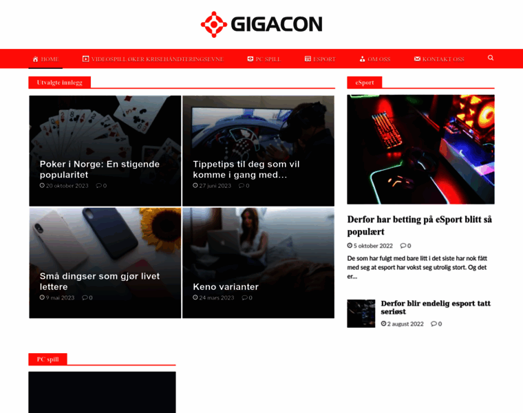 Gigacon.no thumbnail