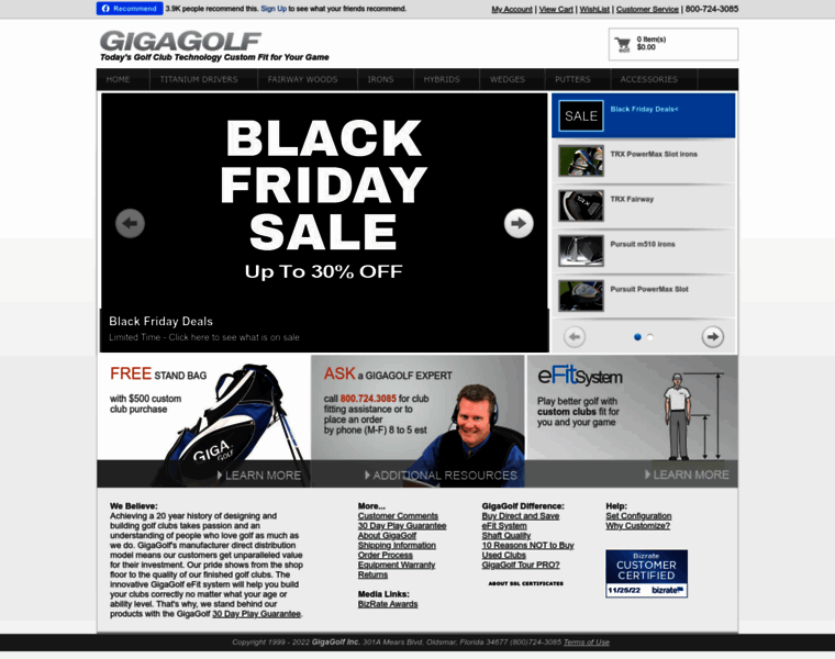Gigagolf.com thumbnail