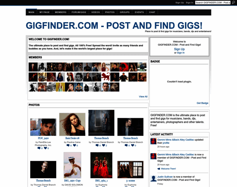 Gigfinder.com thumbnail