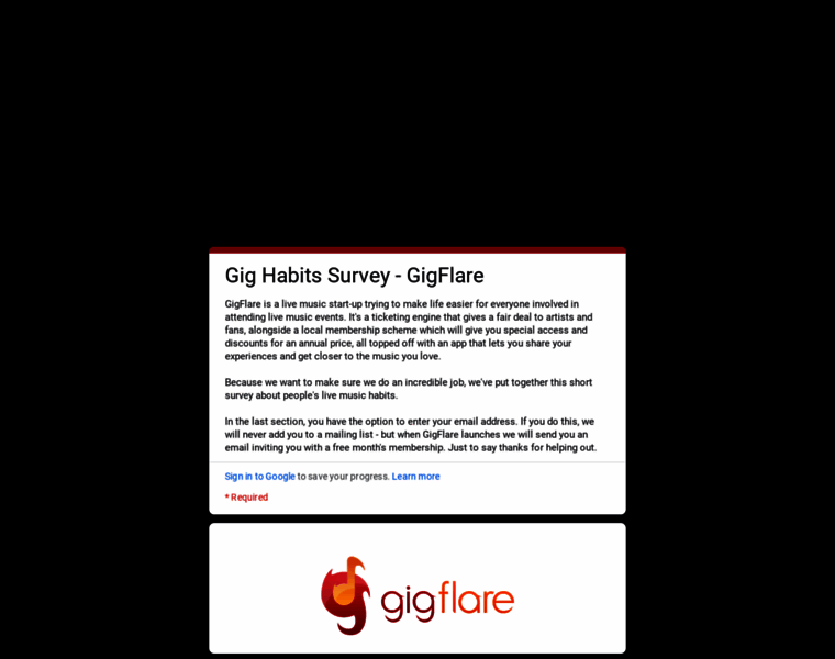 Gigflare.com thumbnail