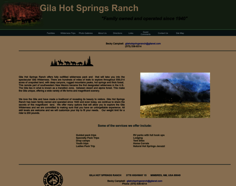 Gilahotspringsranch.com thumbnail