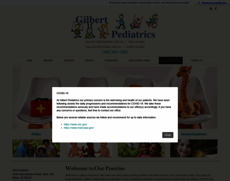 Gilbert-pediatrics.com thumbnail