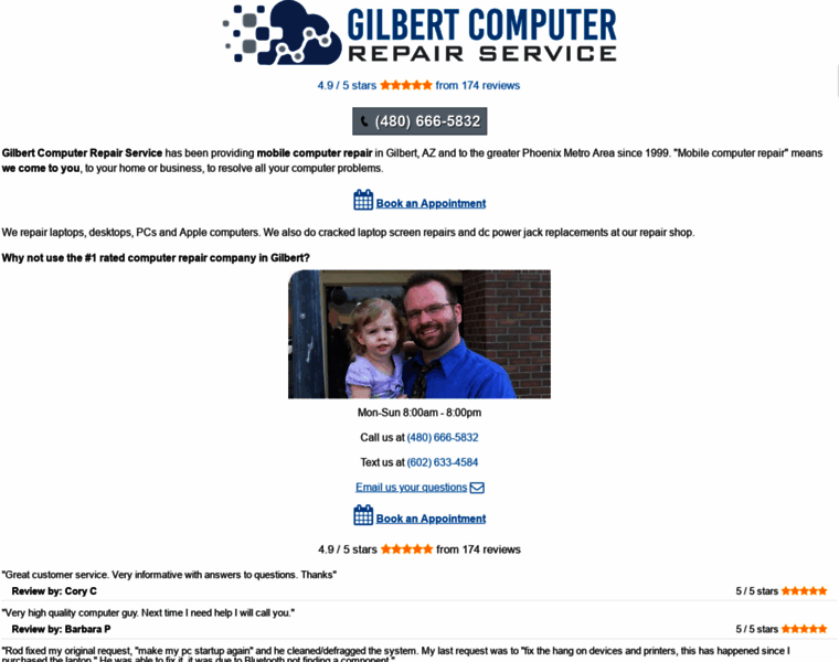 Gilbertcomputerrepairservice.net thumbnail