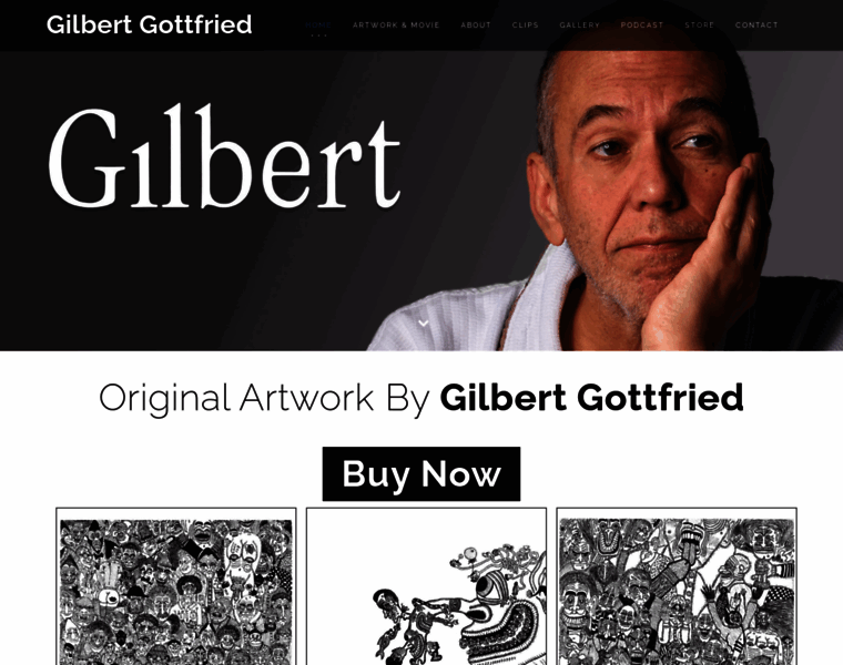 Gilbertgottfried.com thumbnail