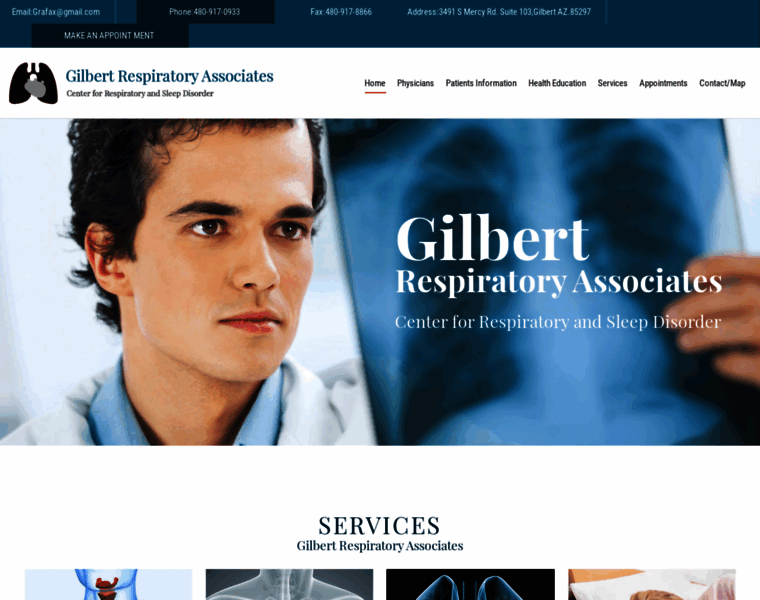 Gilbertrespiratory.com thumbnail