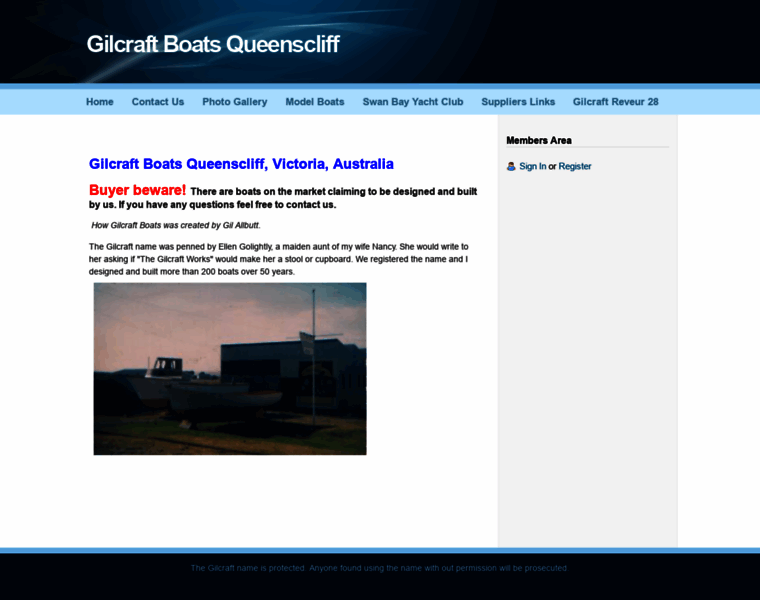 Gilcraftboats.com thumbnail
