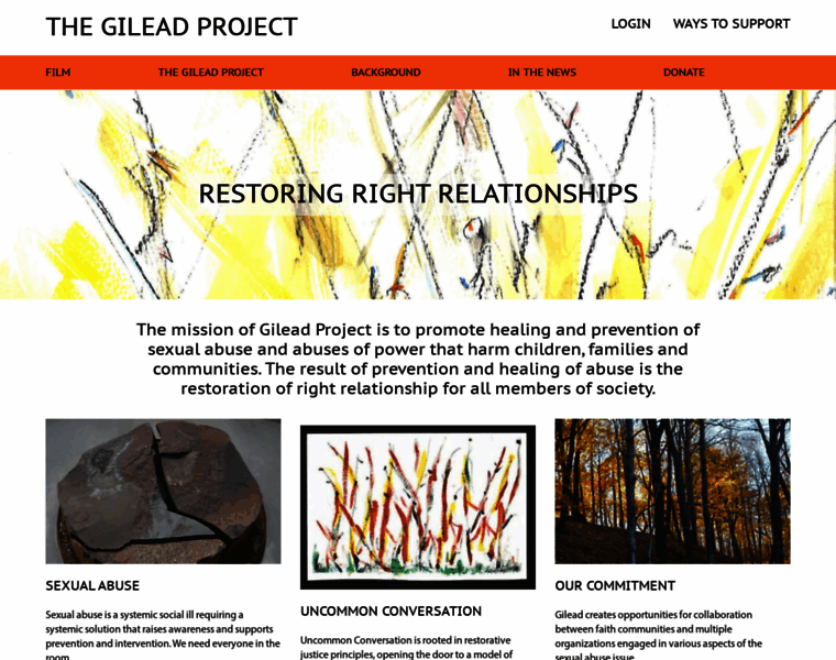 Gileadproject.org thumbnail