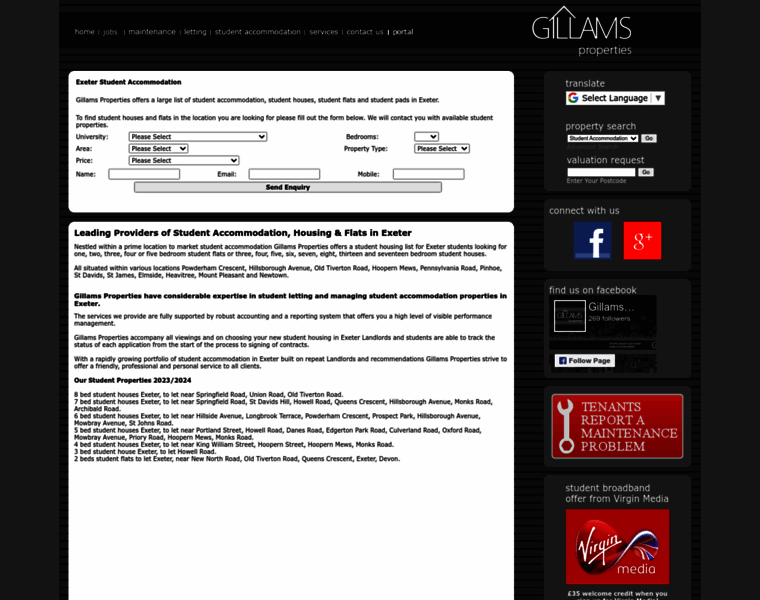 Gillams-properties.co.uk thumbnail
