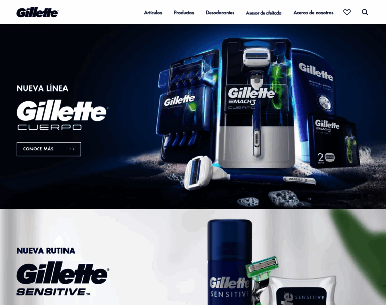 Gillette.com.pe thumbnail