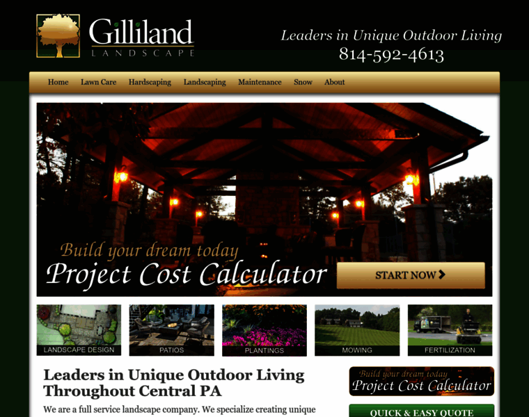 Gillilandlandscape.com thumbnail