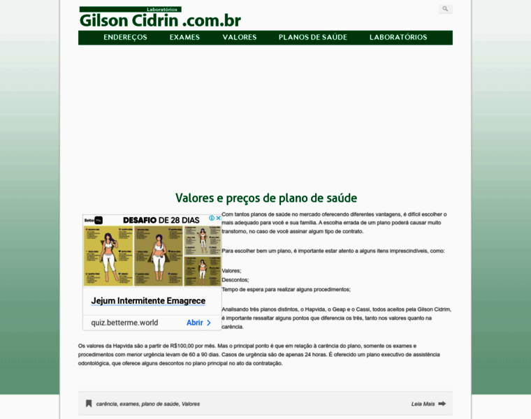 Gilsoncidrin.com.br thumbnail