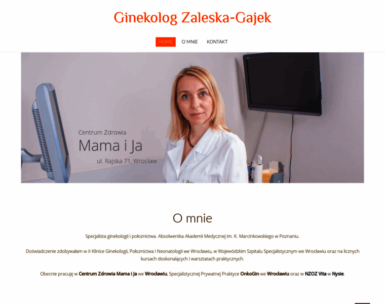Ginekologzaleska-gajek.pl thumbnail
