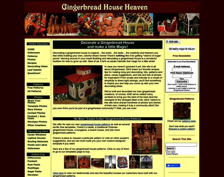 Gingerbread-house-heaven.com thumbnail