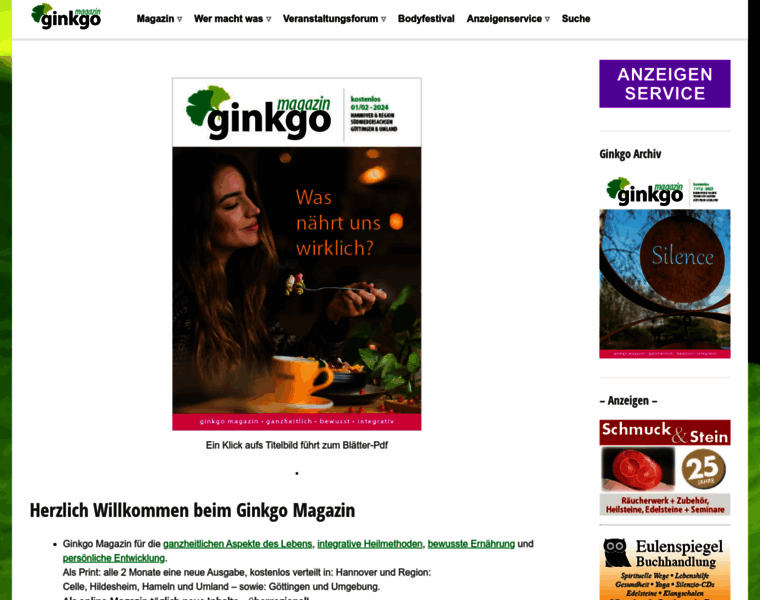 Ginkgo-magazin.de thumbnail