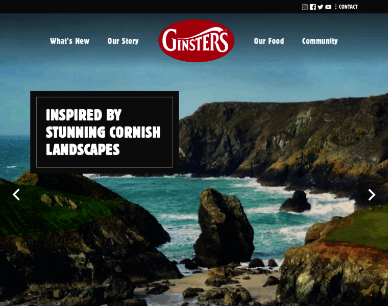 Ginsters.co.uk thumbnail