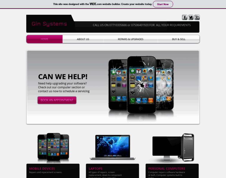 Ginsystems.co.uk thumbnail