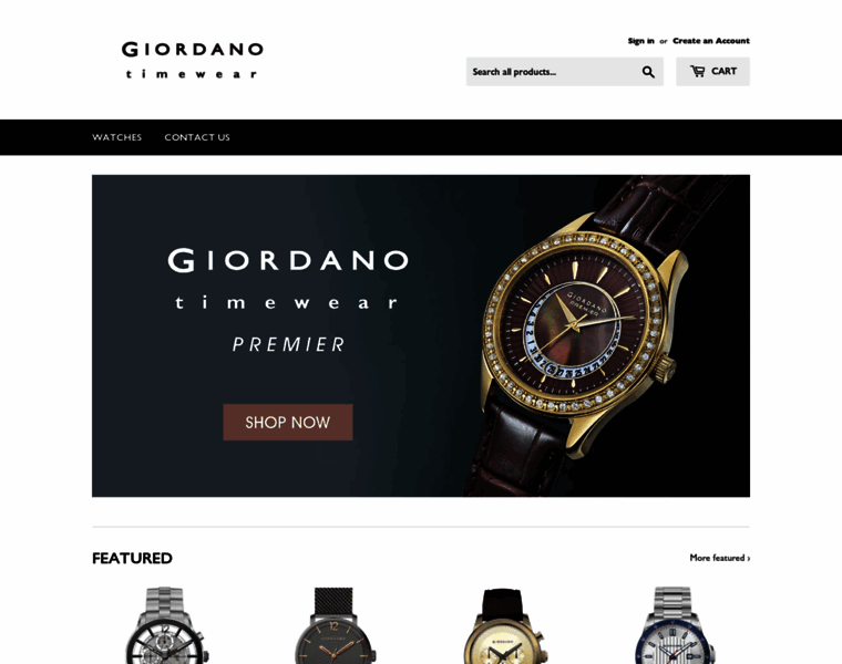 Giordanotimewear.com thumbnail