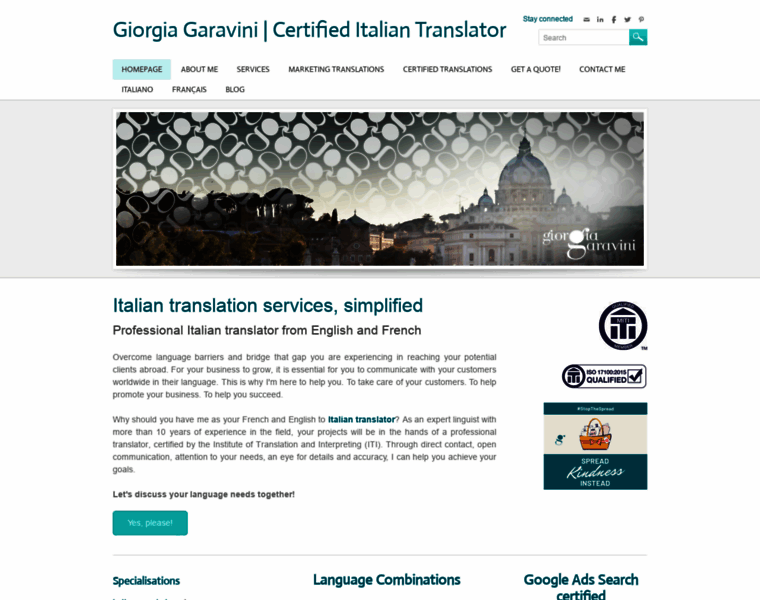 Giorgiagaravini.com thumbnail