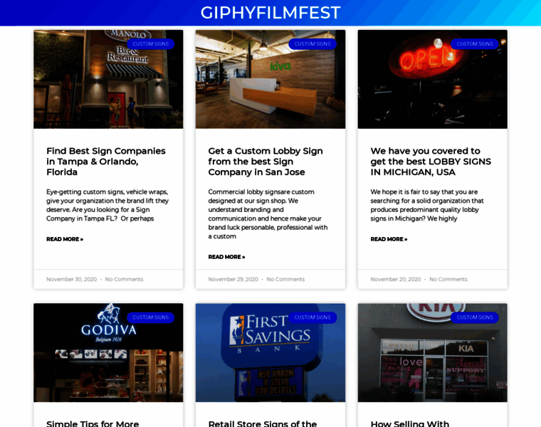 Giphyfilmfest.com thumbnail