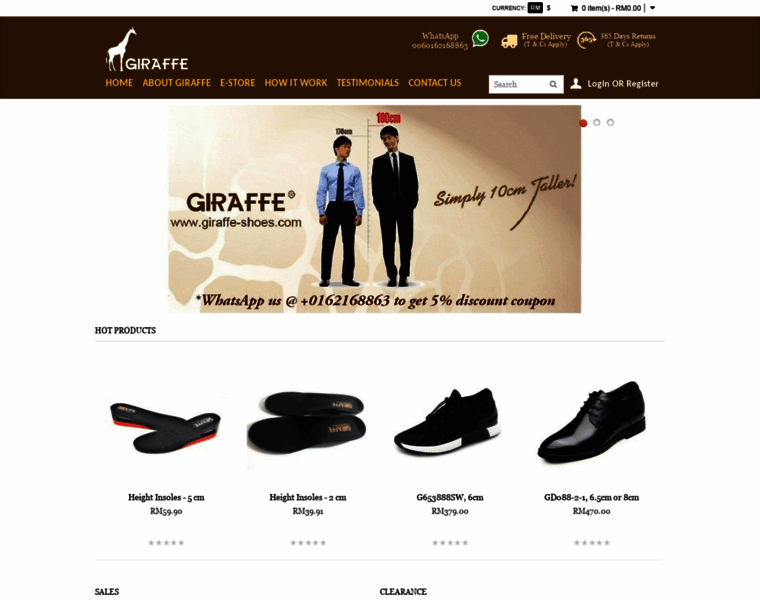 Giraffe-shoes.com thumbnail