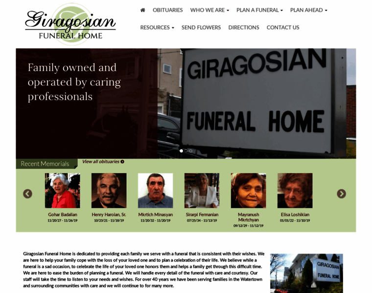 Giragosianfuneralhome.com thumbnail