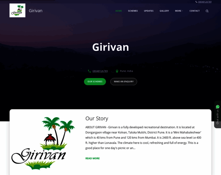 Girivan.com thumbnail