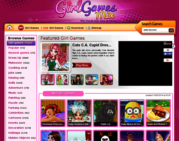 Girlgamesmix.com thumbnail
