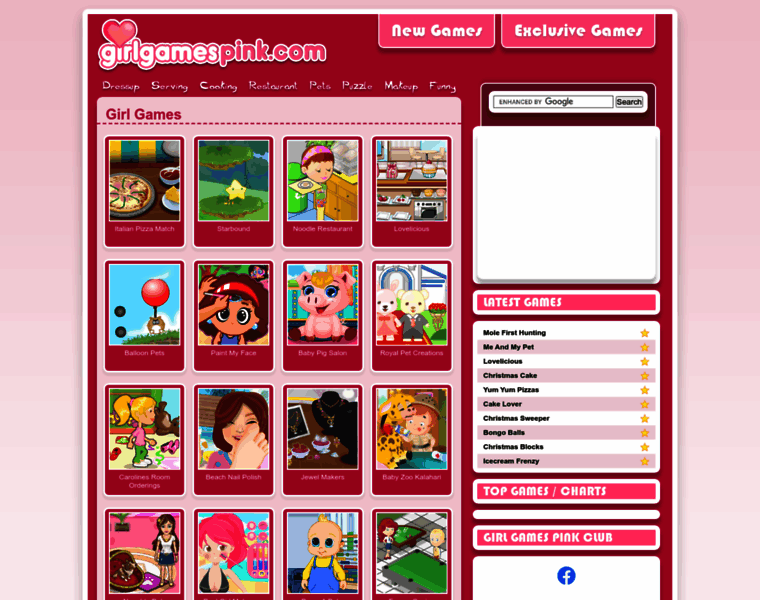 Girlgamespink.com thumbnail
