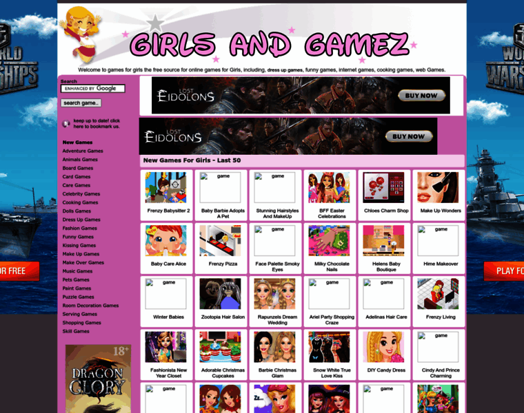 Girlsandgamez.com thumbnail